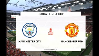 FINAL: Man City - Man United (highlights): FA Cup 2023 (FIFA23)