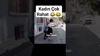 Kadın Çok Rahat 😂😂