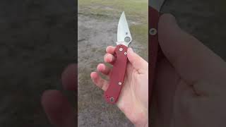 Exclusive Spyderco Paramilitary 2 (M390 & Red G10)  #new #spyderco #pm2 #edc #awesome