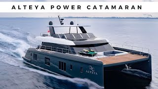 ALTEYA | ⛵️Greece Luxury POWER CATAMARAN Charter