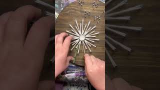 Learn to String You Own Dandelion String Art! #tutorial #stringart