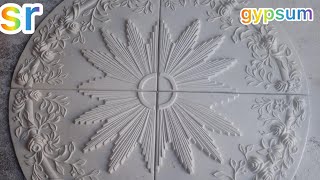 how to make gypsum products decor design flowers-#interiordesign #shamim khan