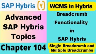 hybris breadcrumbs | create breadcrumbs in hybris | wcms in hybris | hybris tutorial for beginners