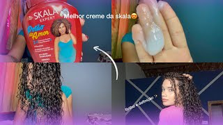 TESTEI O CREME DA SKALA POTÃO DO AMOR😍 #hair