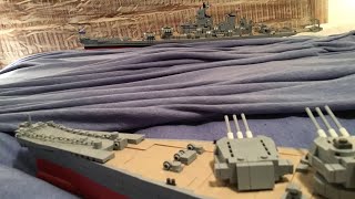 USS Missouri vs. Yamato | Stop-Motion