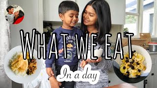 What We Eat In A Day Sinhala ♡ 14 Weeks Pregnant | Toddler Meal Ideas | Sri Lankan food