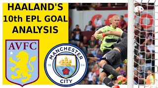 Aston Villa Vs Man City | Haaland's 10th EPL Goal | Analysis