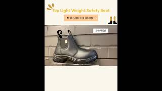 Women Safety Boots - Steel Toe - Leather (#925)