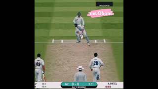 Ms Dhoni, test Match game ind vs nz real cricket 3D #shorts #cricket #Ytshorts