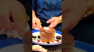 How to put deco to LAVA CAKE|Desserr deco|Lava chocolate Cake