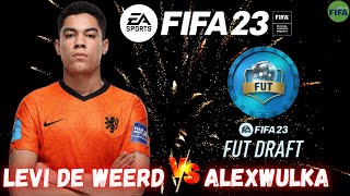 LEVI DE WEERDE VS ALEXWULKA - FIFA 23 | FUT DRAFT