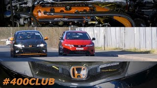 410.9hp Boosted - Honda Civic Type R - FN2