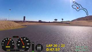 2:05.17 Lap at Sonoma Raceway in Lotus Elise