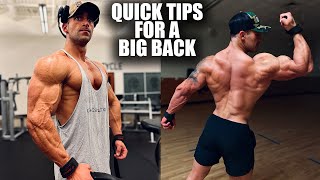 Back Day Tips For A Wide And Thick Back | Control The Negatives