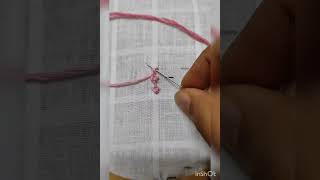 #palestrinastitch chain using palestrina stitch #embroidetyforbeginners