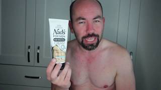 Nads for men hair burn cream DEJA REVIEW.