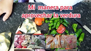 mi manera para aprovechar la verduraاسه‍ل طريقة تخزين خضار