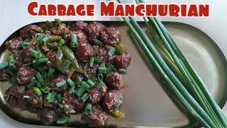 Cabbage Manchurian Recipe||Dry Cabbage Manchurian||Chinese Cabbage Manchurian||Starter Receipe