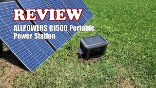 ALLPOWERS R1500 1800W Solar Power Station - Review