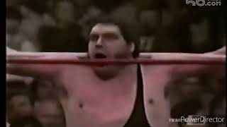 Bret Hart VS Andre The Giant 4th October 1989