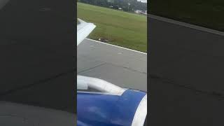 STUNNING RAINY TAKEOFF! British Airways Airbus A319 takeoff from Kraków! #aviation #airbus #poland