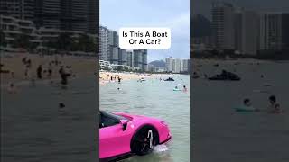 Is This A Boat Or A Car? #travel #beach