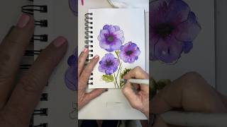 Have you ever finished a piece and not loved it?  Try this technique with watercolors, pen and ink!