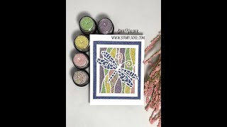 Most Beautiful Mosaic Dragonfly Card with Deb Valder