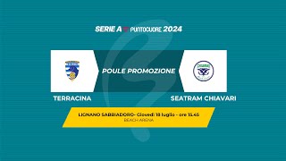 Beach Soccer 2024 Serie A Poule Promozione | TERRACINA - SEATRAM CHIAVARI