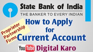 How to open current account in SBI ll SBI Current Account ll Online SBI current Account ll SBI CA ll