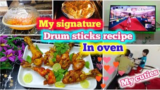 Oven-Baked Drumsticks Recipe Without Oil | Crispy & Healthy | No-Oil Cooking Tips Pearls Of Life