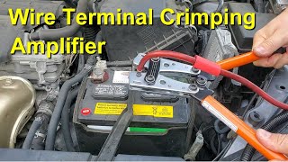 Wire Terminal Crimping Tool | Amplifier Wire Terminal/Lug