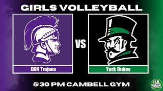 Downers Grove North vs. York Girls Volleyball