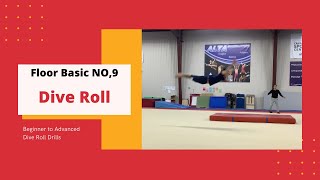 Floor Basic No, 9 Beginner to Advanced Dive Roll Drills