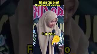 Rahasia Cara Cepat Ngundang Ust Mumpuni #shorts #ngajimaningchannrel #mediaislamchannel