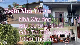 Bán gấp nhà vườn gần trung tâm huyện cách quốc lộ 14A 800 mét