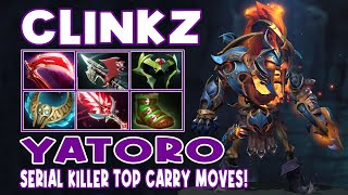 Yatoro Clinkz Gameplay SERIAL KILLER TOP CARRY MOVES - Dota 2 Pro Gameplay - Daily Dota 2 TV