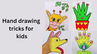 #drawing tricks for kids#hand drawing ideas #art hub#how to draw