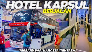 BUS SUDAH SEPERTI HOTEL 🤩 TERBARU DARI KAROSERI TENTREM DENGAN KENYAMANAN YANG DIUNGGULKAN