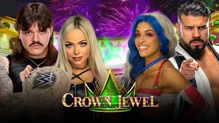 Liv Morgan & Dominik Mysterio vs Zelina Vega & Andrade Full Match WWE Crown Jewel 2024 Highlights