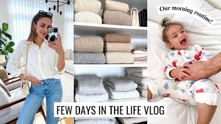 VLOG | Fall Wardrobe Reset, Morning Routine, Balancing Work & Motherhood | Annie Jaffrey