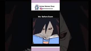 Me Before Exam 💀 #animememes