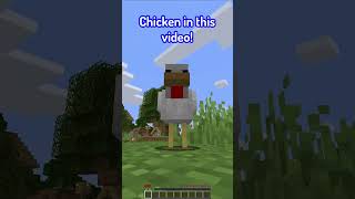 Minecraft, But I’m A Chicken… 😧 #minecraft