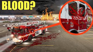 If you ever see this Fire Truck with BLOOD all over it, Drive Away Fast! (It's a trap)