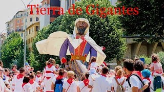 Gigantes de Pamplona. Iruñeko Erraldoiak. San Fermín.