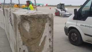 Corte de Hormigón en aeropuerto de Madrid