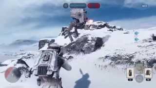 STAR WARS Battlefront Beta - Walker Assault Gameplay #1