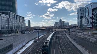 Via rail engine  # 6413 with a dome car ?