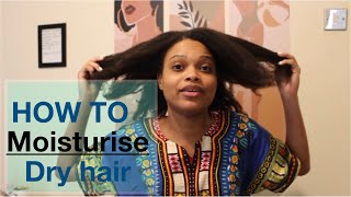 Hair VLOG July 21 || How to moisturise EXTREMELY DRY hair || O.S Amachree