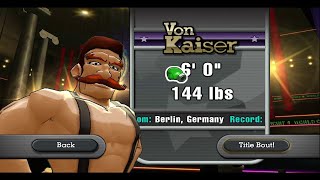 Punch-Out!! (Wii) - Von Kaiser (Title Defense)